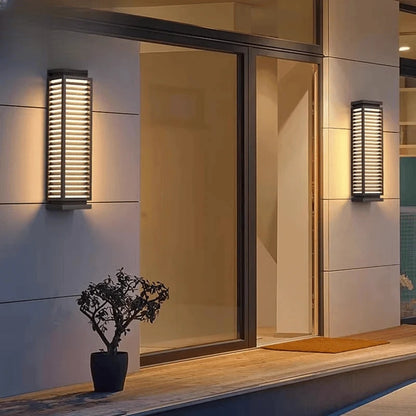 Verthara Premium Cuboid Stainless Steel Outdoor Wall Light