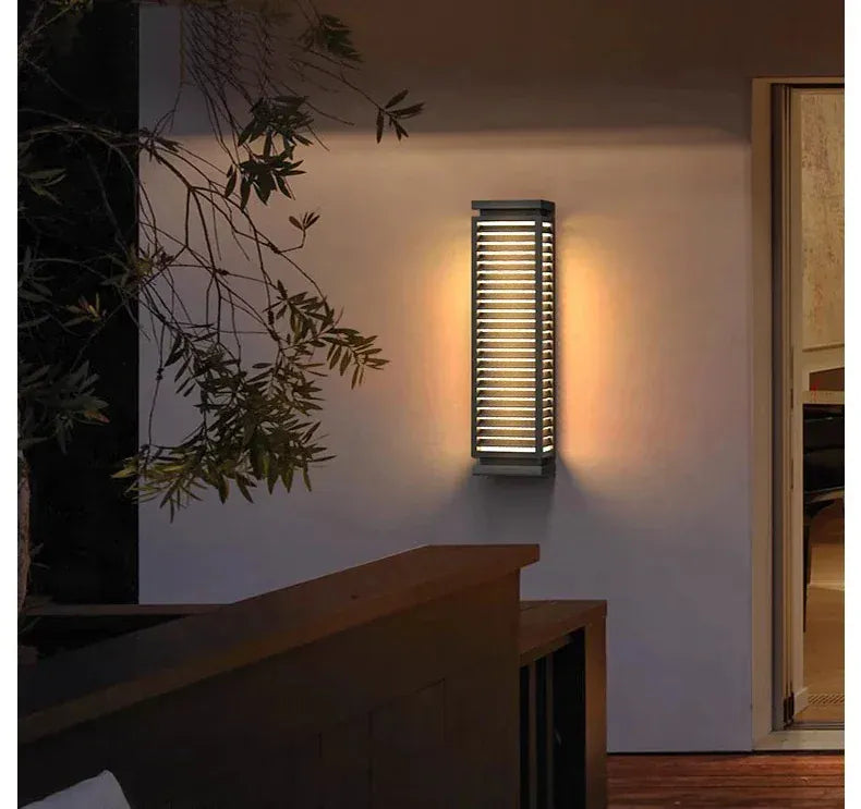 Verthara Premium Cuboid Stainless Steel Outdoor Wall Light