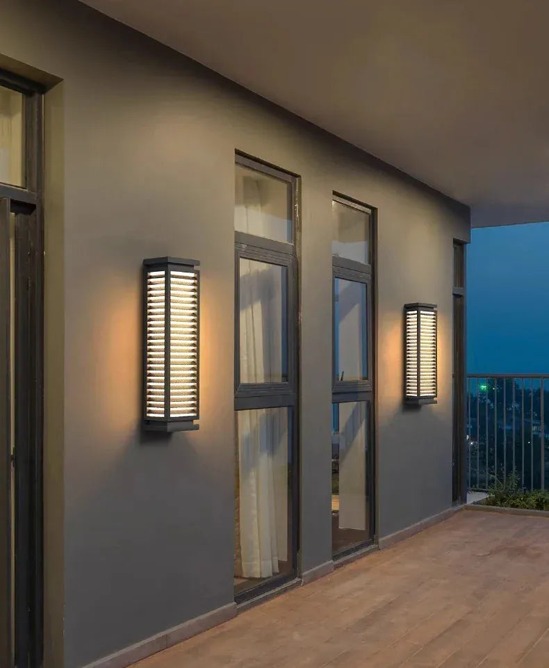 Verthara Premium Cuboid Stainless Steel Outdoor Wall Light