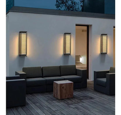 Verthara Premium Cuboid Stainless Steel Outdoor Wall Light