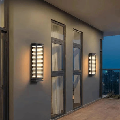 Verthara Premium Cuboid Stainless Steel Outdoor Wall Light