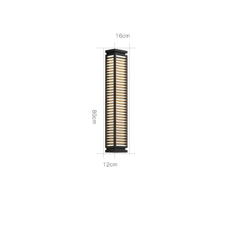 Verthara Premium Cuboid Stainless Steel Outdoor Wall Light