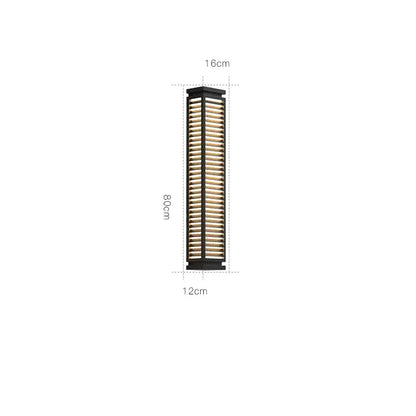 Verthara Premium Cuboid Stainless Steel Outdoor Wall Light