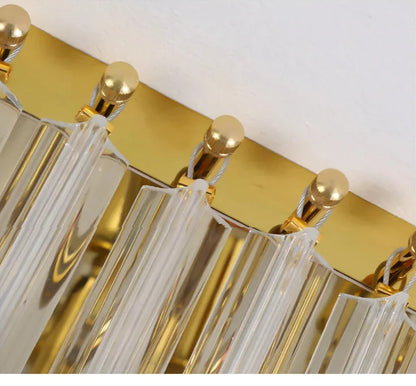 Verthara Premium Curved Glass Tube Retro Chandelier