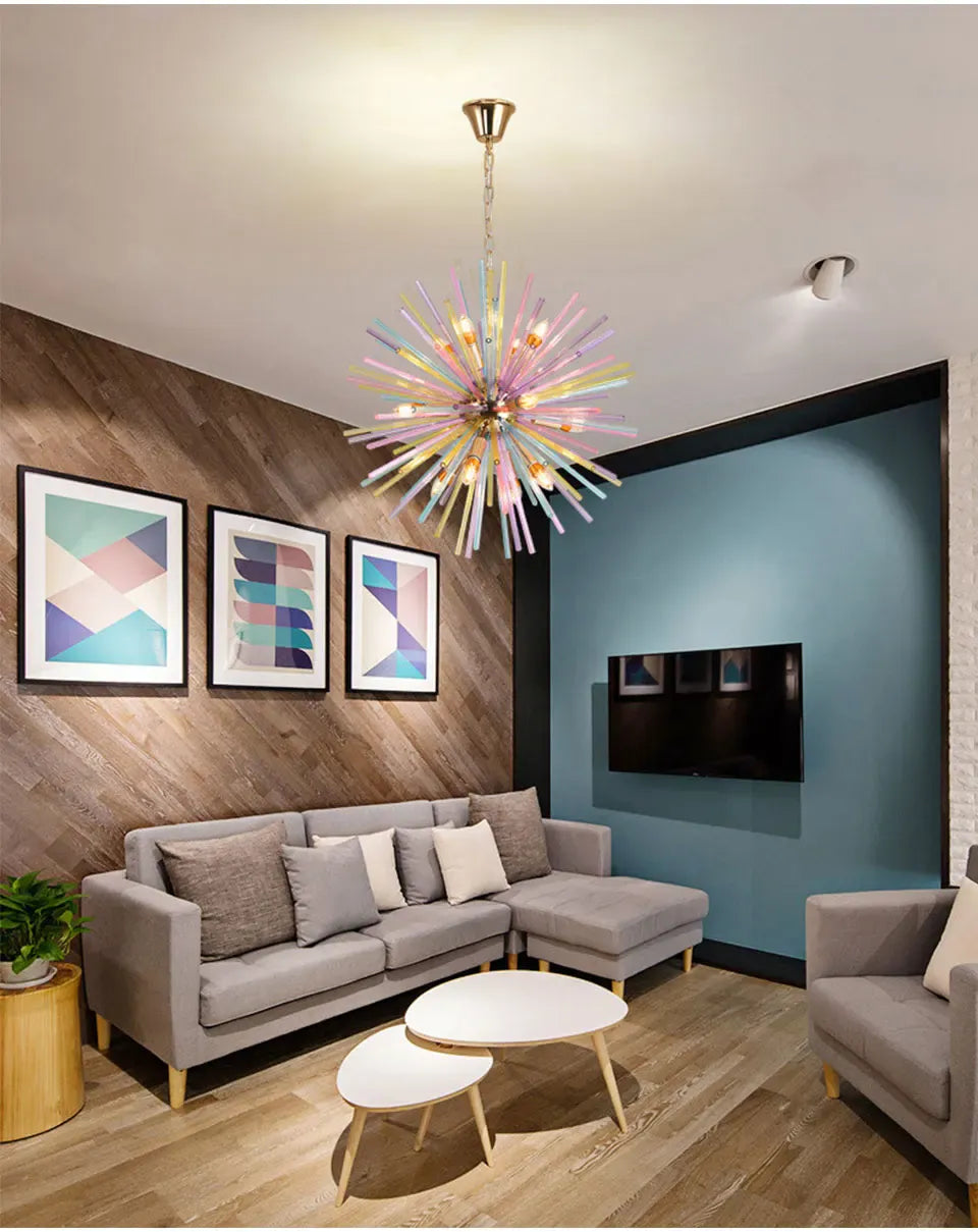 Verthara Premium Dandelion Glass Children's Chandelier