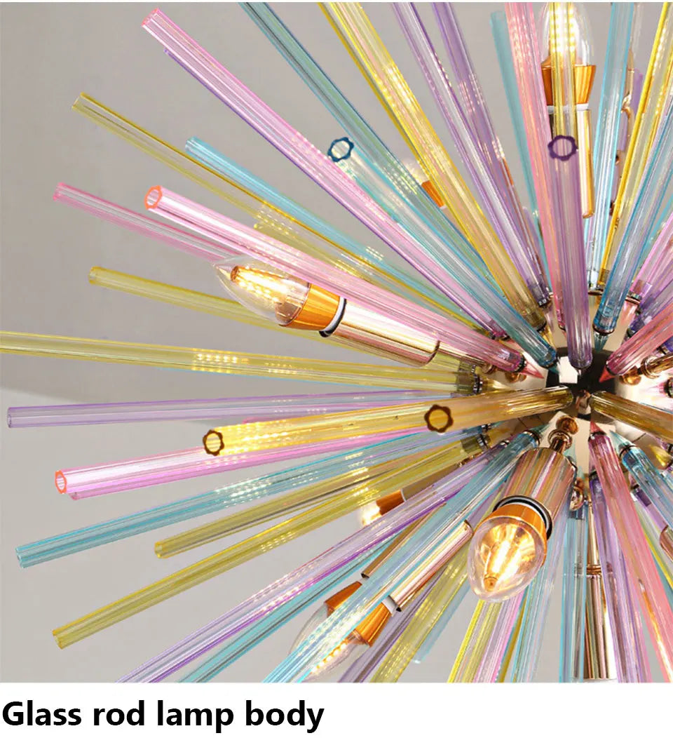 Verthara Premium Dandelion Glass Children's Chandelier