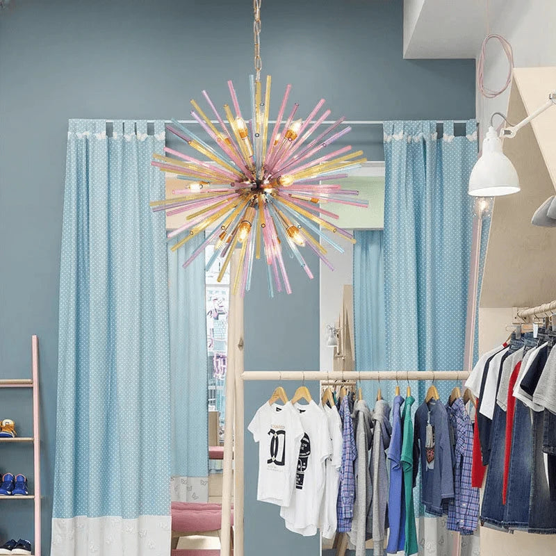 Verthara Premium Dandelion Glass Children's Chandelier