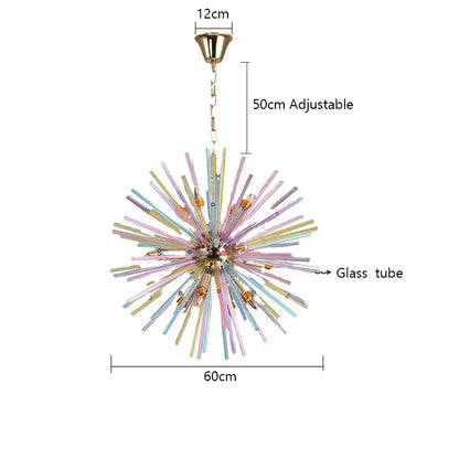 Verthara Premium Dandelion Glass Children's Chandelier 60cm