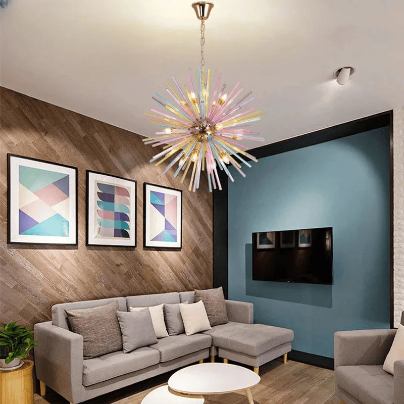 Verthara Premium Dandelion Glass Children's Chandelier