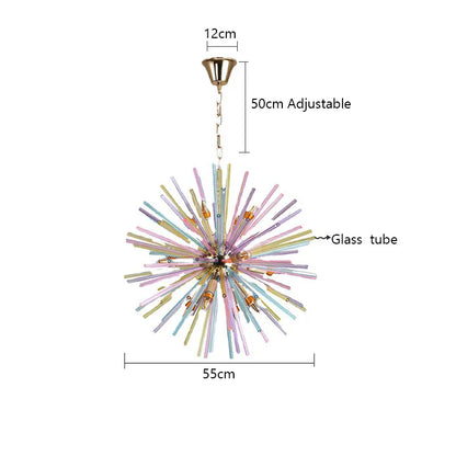 Verthara Premium Dandelion Glass Children's Chandelier 55cm