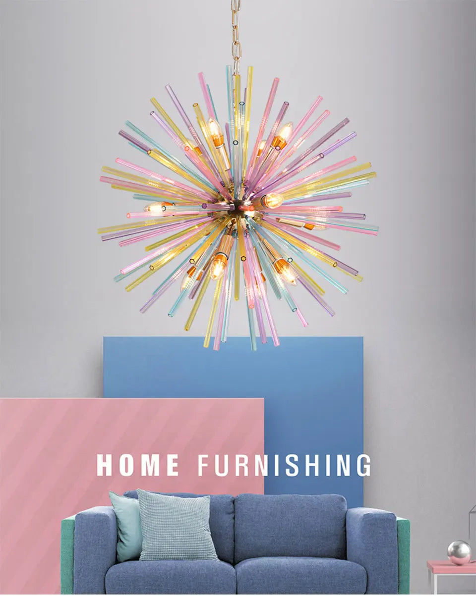 Verthara Premium Dandelion Glass Children's Chandelier