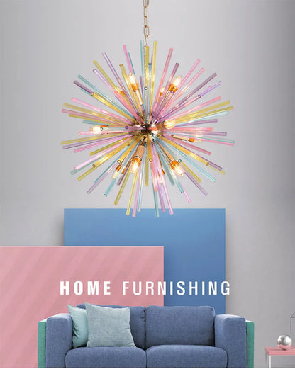 Verthara Premium Dandelion Glass Children's Chandelier