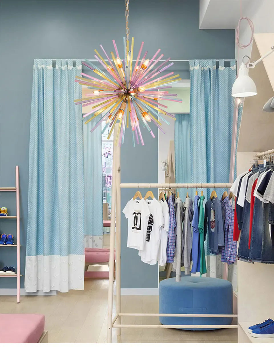 Verthara Premium Dandelion Glass Children's Chandelier