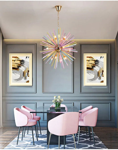 Verthara Premium Dandelion Glass Children's Chandelier