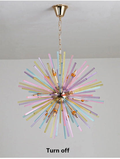 Verthara Premium Dandelion Glass Children's Chandelier