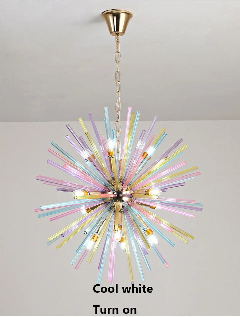 Verthara Premium Dandelion Glass Children's Chandelier