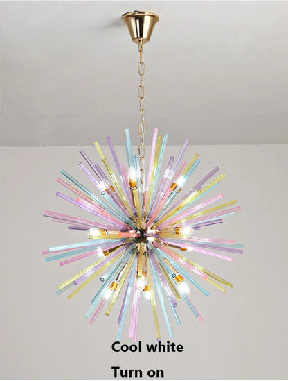 Verthara Premium Dandelion Glass Children's Chandelier