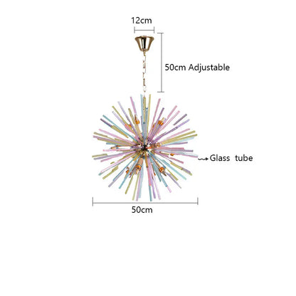 Verthara Premium Dandelion Glass Children's Chandelier 50cm