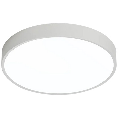 Verthara Premium Dimmable LED Flush Mount Ceiling Light – Ultra-Thin – Adjustable Brightness - Modern Design - Available in Black and White
