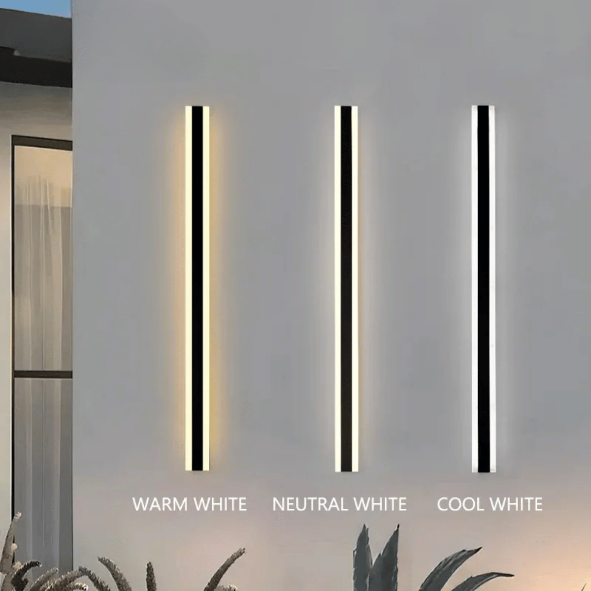 Verthara Premium Dimmable LED Outdoor Wall Light – Wall Mount – IP67 Waterproof - Rust-Proof Stainless Steel - Modern Design - Adjustable Brightness