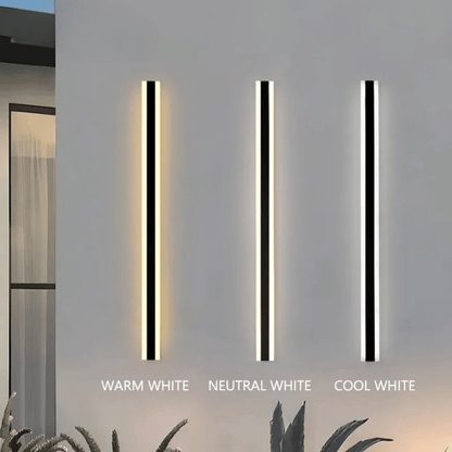 Verthara Premium Dimmable LED Outdoor Wall Light – Wall Mount – IP67 Waterproof - Rust-Proof Stainless Steel - Modern Design - Adjustable Brightness