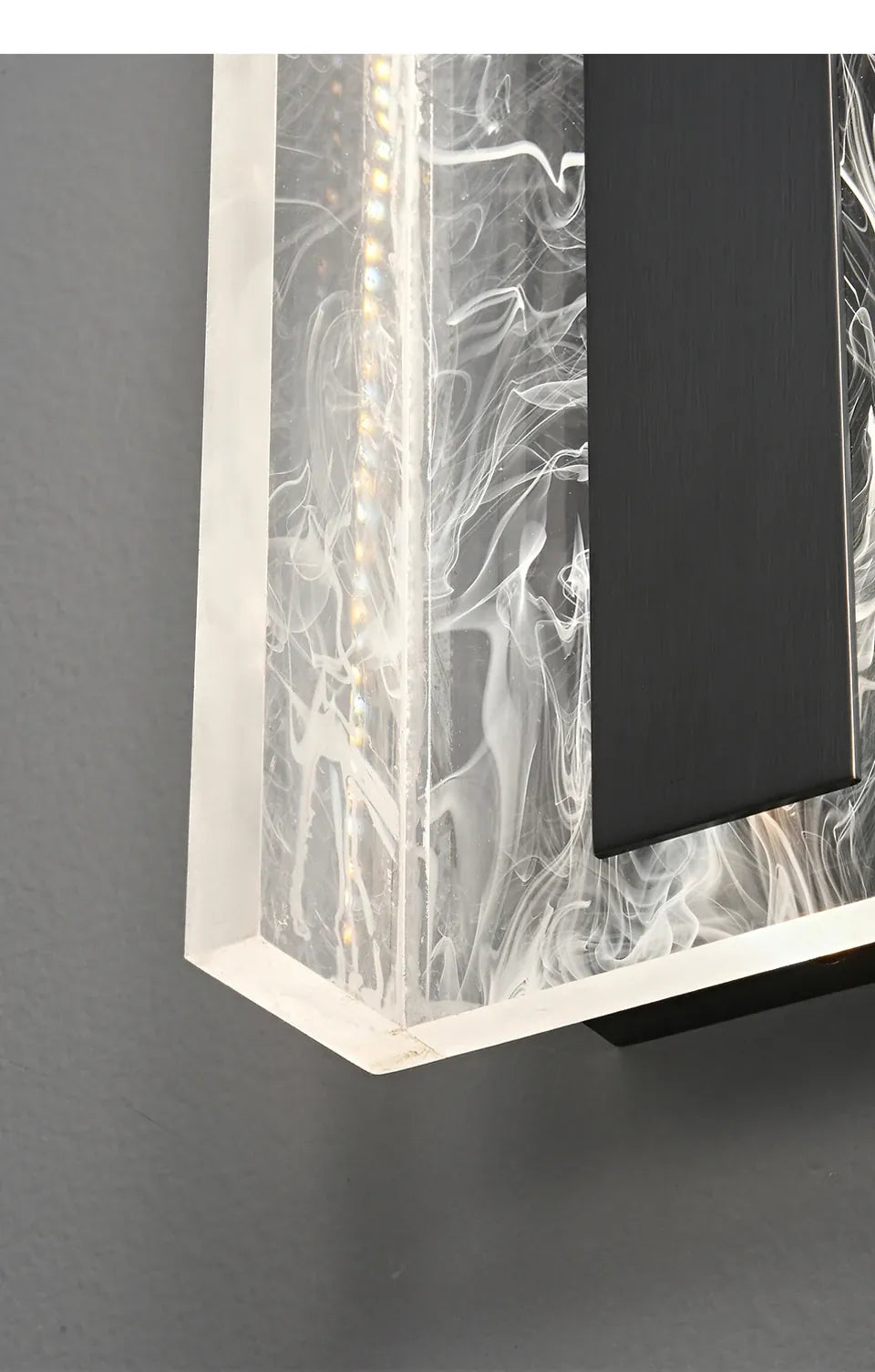 Verthara Premium Dimmable Rectangle Copper Wall Sconce