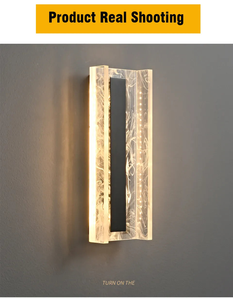 Verthara Premium Dimmable Rectangle Copper Wall Sconce