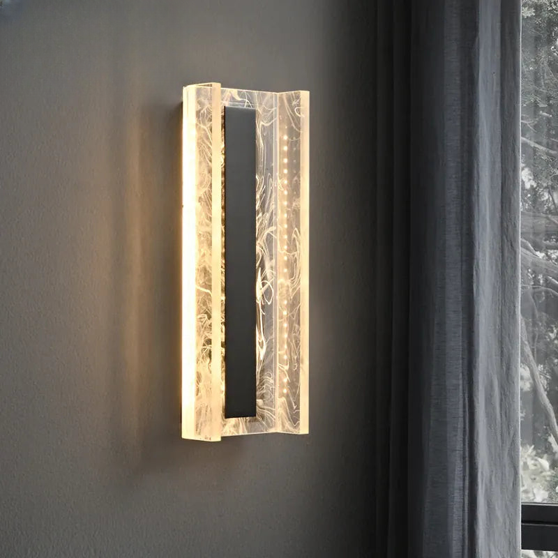 Verthara Premium Dimmable Rectangle Copper Wall Sconce