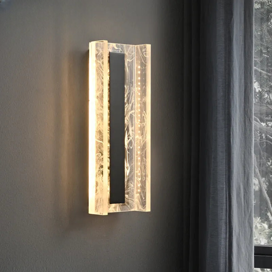 Verthara Premium Dimmable Rectangle Copper Wall Sconce