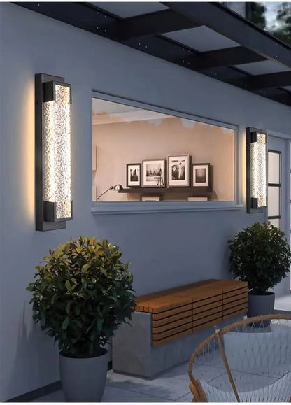 Verthara Premium Dimmable Stainless Steel Outdoor Wall Sconce