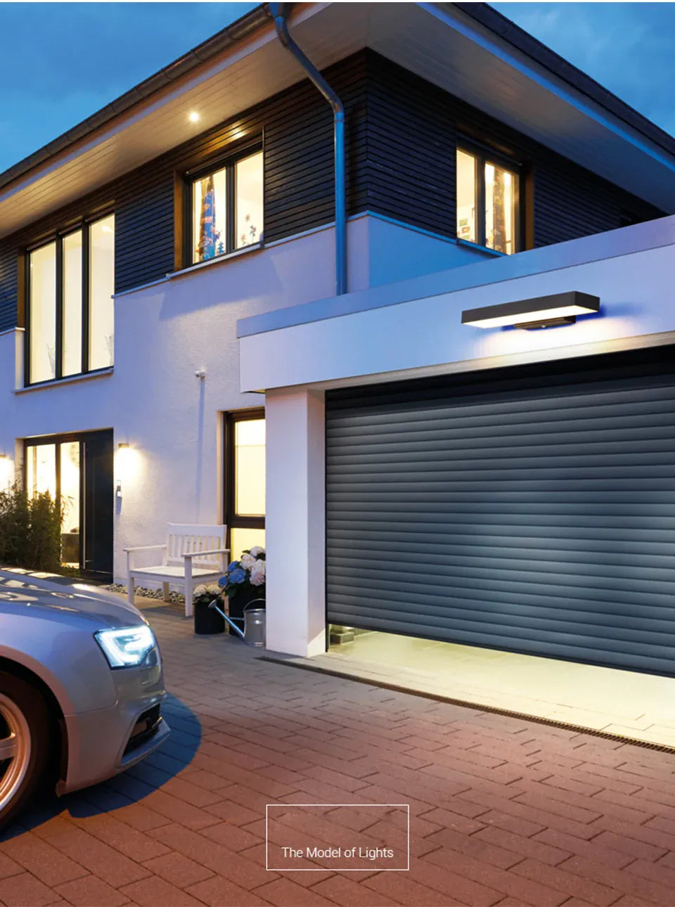 Verthara Premium Dusk to Dawn Motion Sensor Wall Light