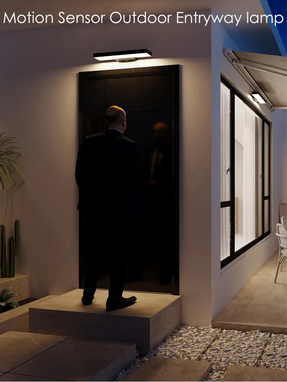 Verthara Premium Dusk to Dawn Motion Sensor Wall Light