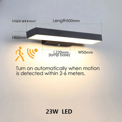 Verthara Premium Dusk to Dawn Motion Sensor Wall Light 50cm motion sensor