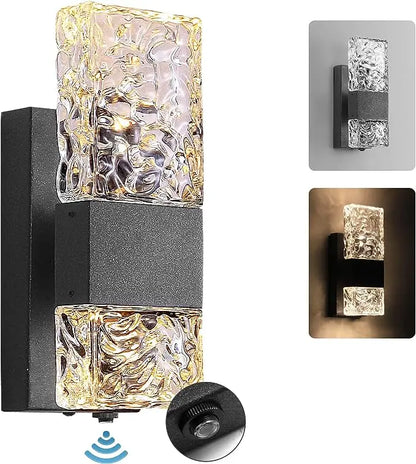 Verthara Premium Dusk to Dawn Sensor Outdoor Wall Light cool white / 1 Pcs with Sensor