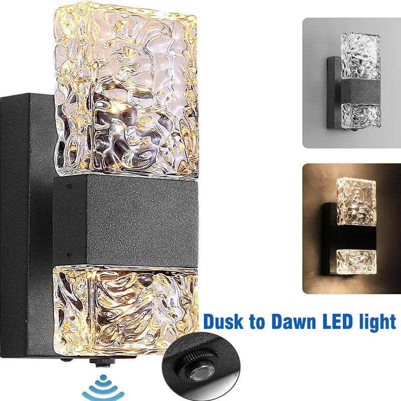 Verthara Premium Dusk to Dawn Sensor Outdoor Wall Light