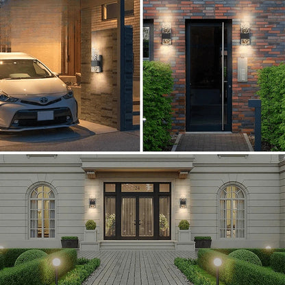 Verthara Premium Dusk to Dawn Sensor Outdoor Wall Light