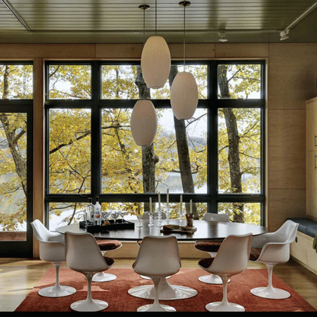 Verthara Premium E27 Pendant Light - Hanging Mount - Silk Cloth Shade - Postmodern Design - Ideal For Kitchen Island - Dining Room - Indoor Use