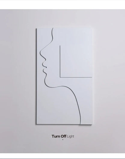 Verthara Premium Face Profile Art Wall Sconce