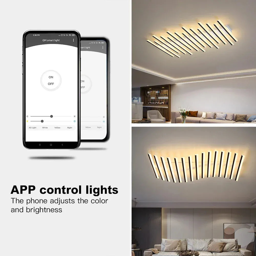 Verthara Premium Fishbone Acrylic LED Ceiling Light