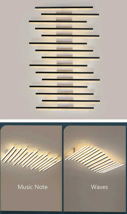 Verthara Premium Fishbone Acrylic LED Ceiling Light