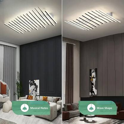 Verthara Premium Fishbone Acrylic LED Ceiling Light
