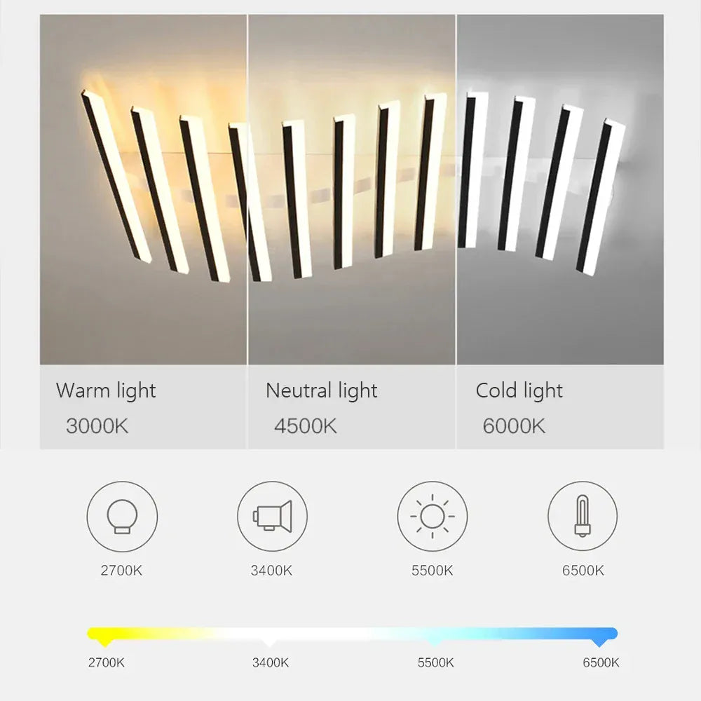 Verthara Premium Fishbone Acrylic LED Ceiling Light
