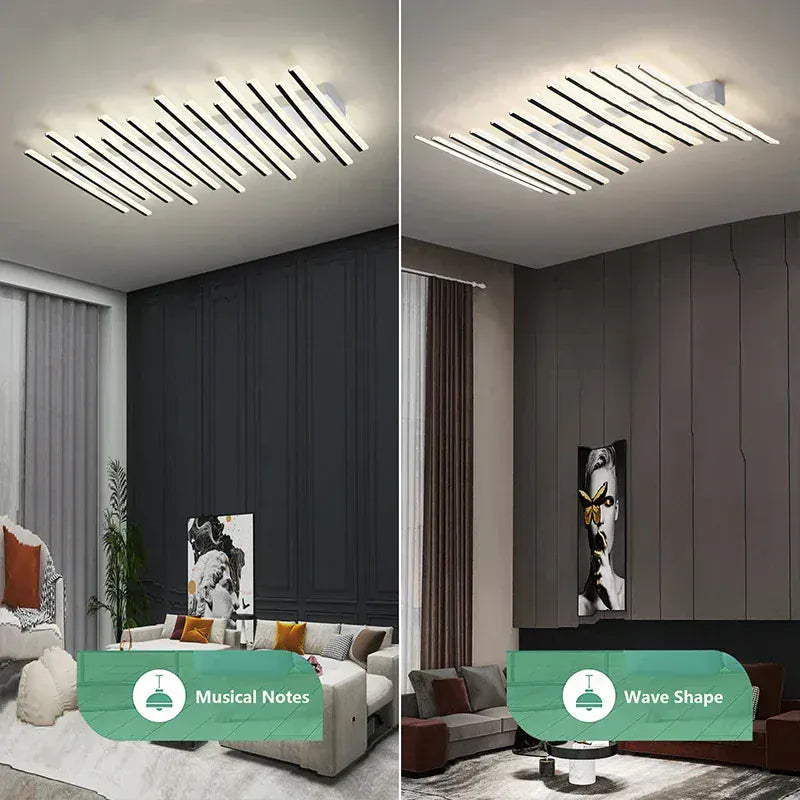 Verthara Premium Fishbone Acrylic LED Ceiling Light