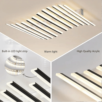Verthara Premium Fishbone Acrylic LED Ceiling Light