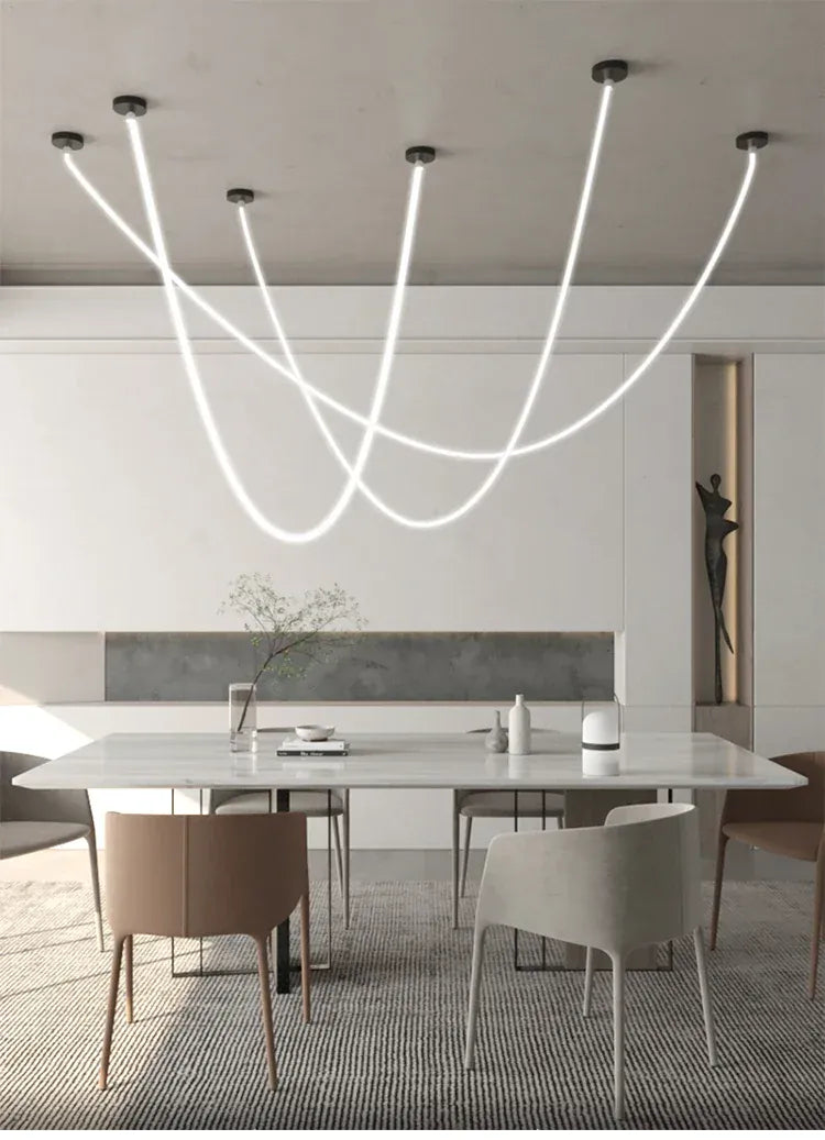 Verthara Premium Flexible Silicone Tube Pendant Light