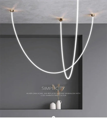 Verthara Premium Flexible Silicone Tube Pendant Light