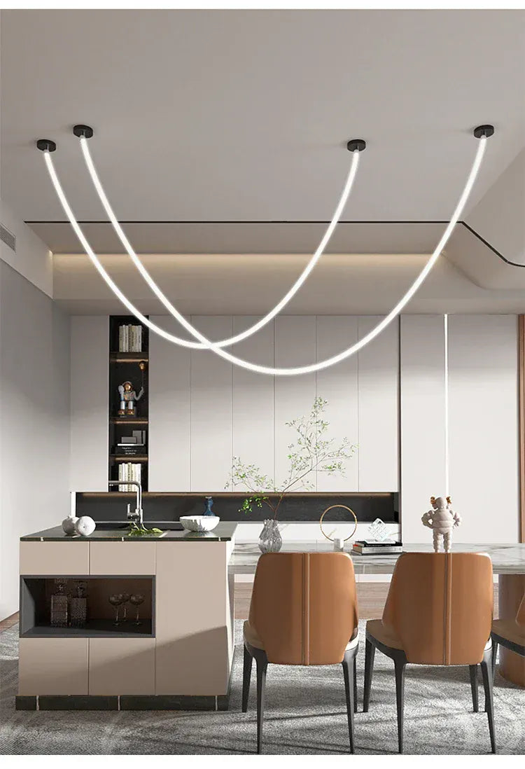 Verthara Premium Flexible Silicone Tube Pendant Light