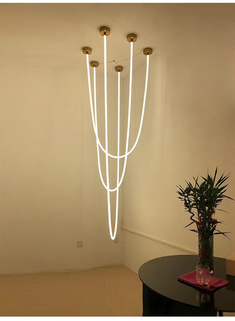 Verthara Premium Flexible Silicone Tube Pendant Light