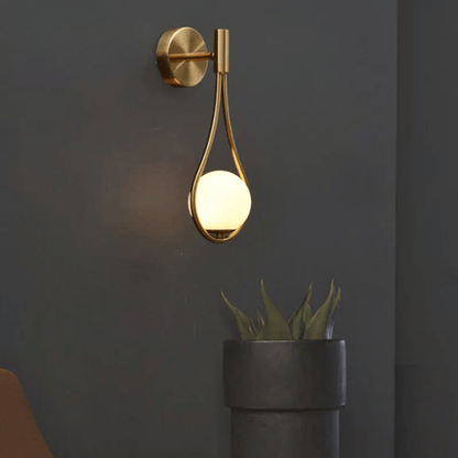 Verthara Premium G9 LED Wall Sconce With Modern Design – Gold Finish - Indoor Use - Energy Efficient - Stylish Nordic Aesthetic - Easy Installation