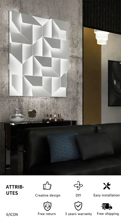 Verthara Premium Geometric Art Indoor Wall Light